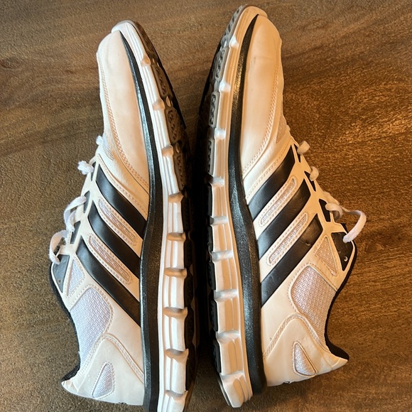 Adidas Men’s White Black Running Shoes Size 13 - Picture 3 of 3